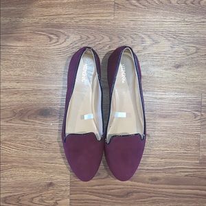 4 for $25 Merona Suede Smoking Flats Sz 9.5